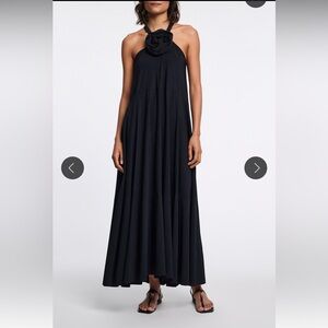 Dorothee Schumacher Daily Beach Black Maxi Dress NWT